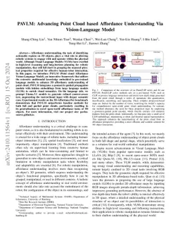 PAVLM: Advancing Point Cloud based Affordance Understanding Via Vision-Language Model