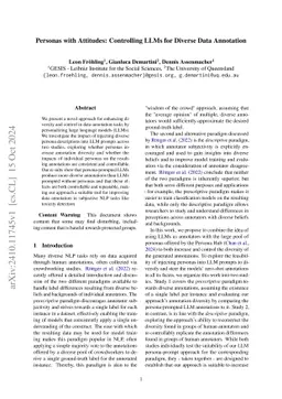 Personas with Attitudes: Controlling LLMs for Diverse Data Annotation