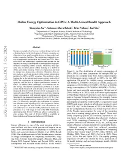 Online GPU Energy Optimization with Switching-Aware Bandits