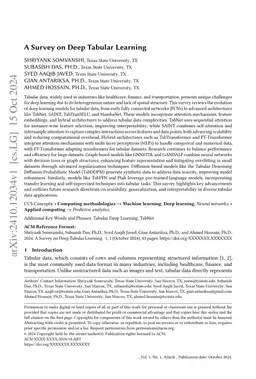 A Survey on Deep Tabular Learning