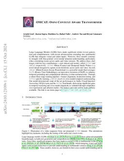 OMCAT: Omni Context Aware Transformer