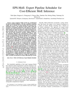 EPS-MoE: Expert Pipeline Scheduler for Cost-Efficient MoE Inference