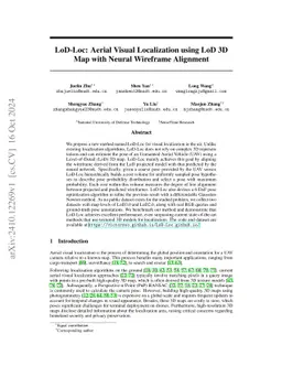 LoD-Loc: Aerial Visual Localization using LoD 3D Map with Neural
  Wireframe Alignment
