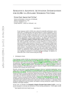 Semantics-Adaptive Activation Intervention for LLMs via Dynamic Steering Vectors