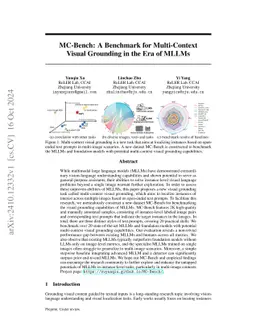 MC-Bench: A Benchmark for Multi-Context Visual Grounding in the Era of MLLMs