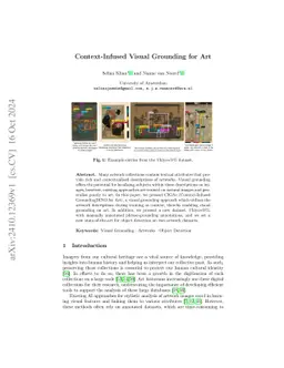Context-Infused Visual Grounding for Art