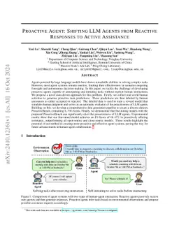 Proactive Agent: Shifting LLM Agents from Reactive Responses to Active
  Assistance