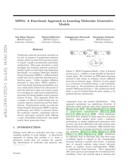 MING: A Functional Approach to Learning Molecular Generative Models