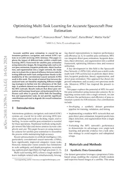Optimizing Multi-Task Learning for Accurate Spacecraft Pose Estimation