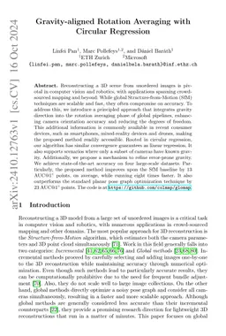 Gravity-aligned Rotation Averaging with Circular Regression