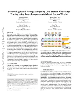 Not All Options Are Created Equal: Textual Option Weighting for Token-Efficient LLM-Based Knowledge Tracing