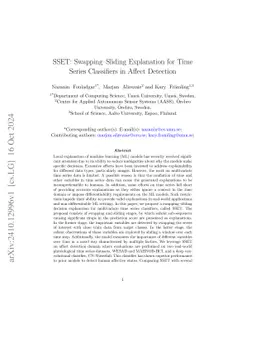 SSET: Swapping-Sliding Explanation for Time Series Classifiers in Affect
  Detection