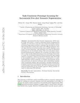 Task Consistent Prototype Learning for Incremental Few-shot Semantic
  Segmentation