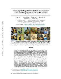 Unlocking the Capabilities of Masked Generative Models for Image
  Synthesis via Self-Guidance