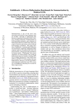 FaithBench: A Diverse Hallucination Benchmark for Summarization by
  Modern LLMs
