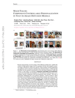 MagicTailor: Component-Controllable Personalization in Text-to-Image Diffusion Models