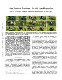 State Estimation Transformers for Agile Legged Locomotion