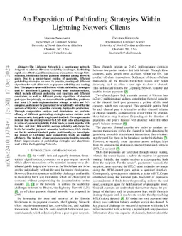 An Exposition of Pathfinding Strategies Within Lightning Network Clients