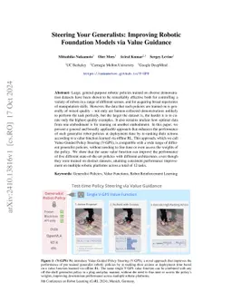 Steering Your Generalists: Improving Robotic Foundation Models via Value Guidance