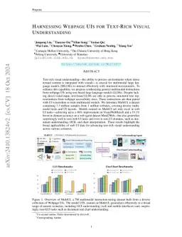 Harnessing Webpage UIs for Text-Rich Visual Understanding