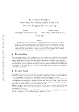 LLM Agent Honeypot: Monitoring AI Hacking Agents in the Wild