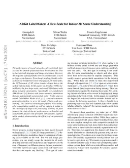 ARKit LabelMaker: A New Scale for Indoor 3D Scene Understanding