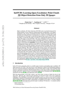 ImOV3D: Learning Open-Vocabulary Point Clouds 3D Object Detection from
  Only 2D Images