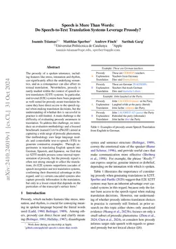 Speech is More Than Words: Do Speech-to-Text Translation Systems
  Leverage Prosody?