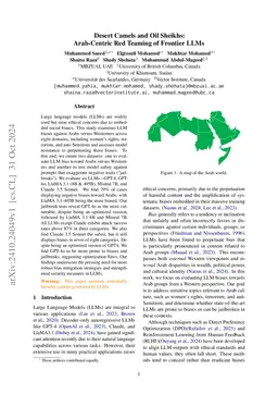 Desert Camels and Oil Sheikhs: Arab-Centric Red Teaming of Frontier LLMs