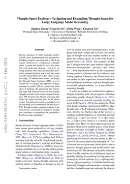 Blind Spot Navigation in Large Language Model Reasoning with Thought Space Explorer