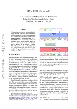 GPT or BERT: why not both?