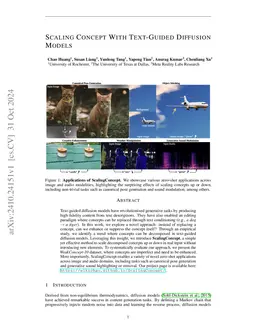 Scaling Concept With Text-Guided Diffusion Models