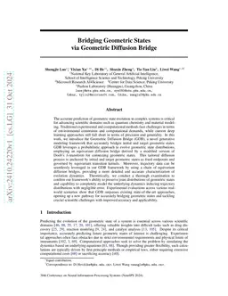 Bridging Geometric States via Geometric Diffusion Bridge