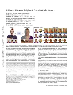 URAvatar: Universal Relightable Gaussian Codec Avatars