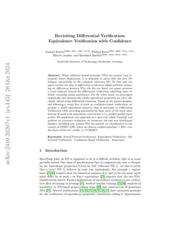 Revisiting Differential Verification: Equivalence Verification with Confidence