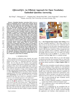 EfficientEQA: An Efficient Approach to Open-Vocabulary Embodied Question Answering