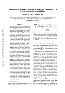 Learning from Response not Preference: A Stackelberg Approach for LLM
  Detoxification using Non-parallel Data
