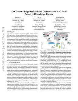 EACO-RAG: Edge-Assisted and Collaborative RAG with Adaptive Knowledge
  Update