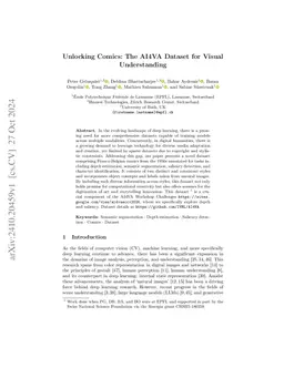 Unlocking Comics: The AI4VA Dataset for Visual Understanding