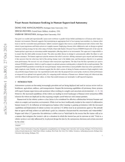 When To Seek Help: Trust-Aware Assistance Seeking in Human-Supervised Autonomy