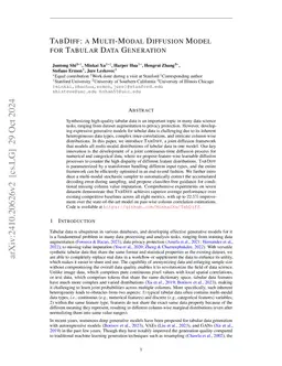 TabDiff: a Multi-Modal Diffusion Model for Tabular Data Generation