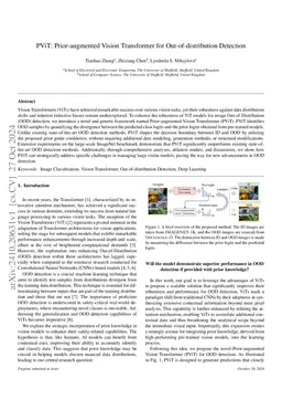 PViT: Prior-augmented Vision Transformer for Out-of-distribution Detection