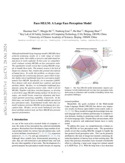Face-MLLM: A Large Face Perception Model