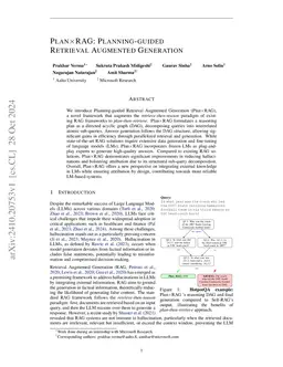 Plan*RAG: Efficient Test-Time Planning for Retrieval Augmented Generation