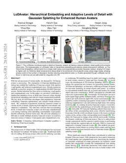 LoDAvatar: Hierarchical Embedding and Selective Detail Enhancement for Adaptive Levels of Detail Gaussian Avatars