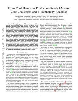 From Cool Demos to Production-Ready FMware: Core Challenges and a Technology Roadmap