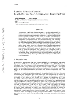 Beyond Autoregression: Fast LLMs via Self-Distillation Through Time
