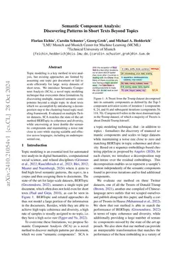 Semantic Component Analysis: Introducing Multi-Topic Distributions to Clustering-Based Topic Modeling