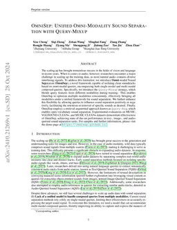 OmniSep: Unified Omni-Modality Sound Separation with Query-Mixup