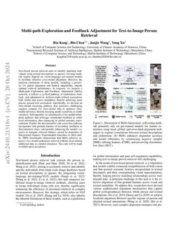 Multi-path Exploration and Feedback Adjustment for Text-to-Image Person
  Retrieval